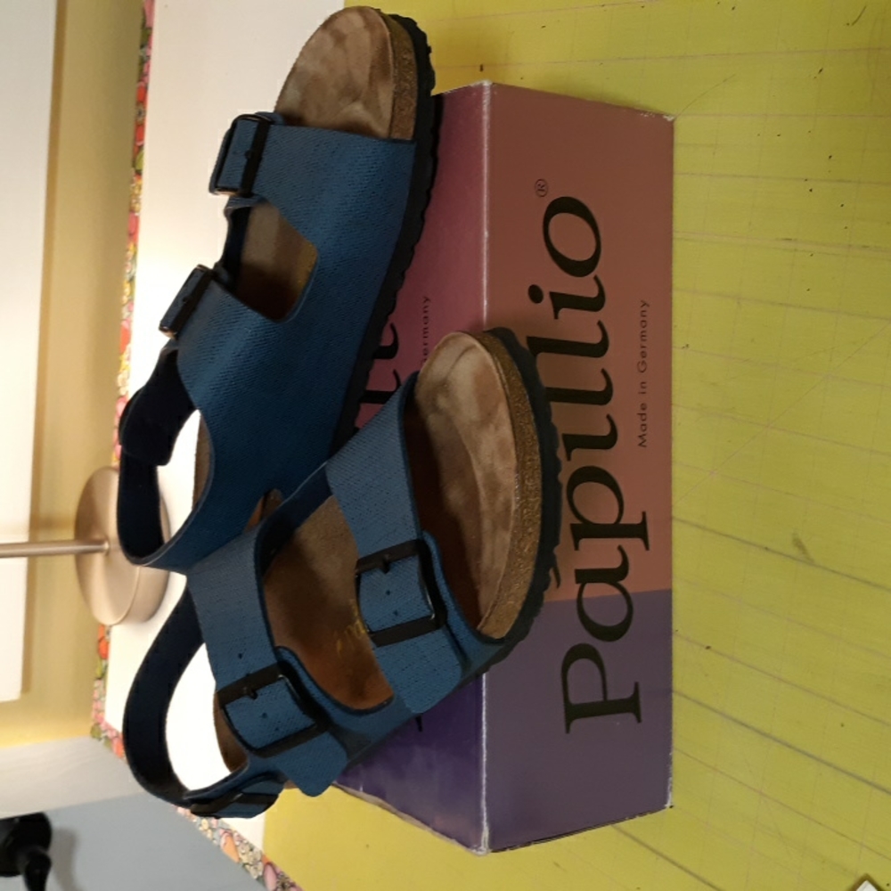 Papillion Sandals by Birkenstock Blue